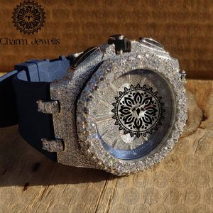 นาฬิกาข้อมือผู้ชาย Charm Luxury ขนาด 40 มม. ระบบอนาล็อก กลไกจักรกล ประดับเพชร สายสแตนเลส หน้าปัดเรืองแสง กระจกเรืองแสง ออโตเมติก - Product Image 3