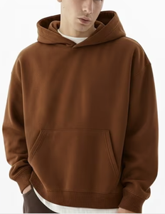 เสื้อฮู้ดดี้ผู้ชายพรีเมียมผ้าฟลีซหนา 380 GSM ผลิตแบบ OEM ขายส่ง ผลิตจากผ้าฝ้าย 65% โพลีเอสเตอร์ 35% รับทำโลโก้แบรนด์ตามสั่ง - Product Image 4