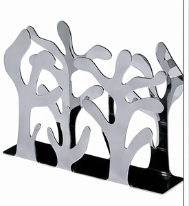 Porta Servilletas de Papel para Cena en Casa, Diseño Elegante en Plata, para Restaurante y Mesa - Product Image 1