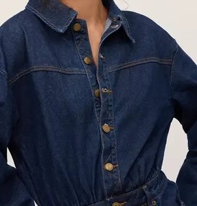 Salopette en jean pour femme, combinaison, pantalon, combishort, pantalon à bretelles, jean, tenue en jean, best-seller, combinaisons pour femme/fille 2026 - Product Image 4