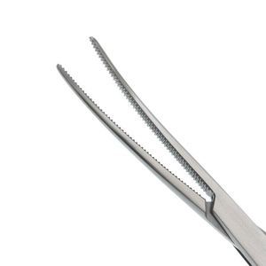 Pinces hémostatiques Coller 6 1/4 pouces courbées en acier inoxydable, instrument chirurgical de serrage hémostatique - Product Image 4