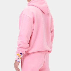 <b>Men's</b> Custom Made Logo Printing Cotton Blended Hoodie Chenille Embroidery Eco-Friendly Windproof Plain Dyed Pocket Winter - Product Image 5