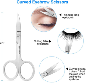 Juego de Pinzas de Belleza Profesionales para Dar Forma a las Cejas, Depilación Facial y Cuidado Personal, Juego de Pinzas de Acero Inoxidable para Cejas - Product Image 3