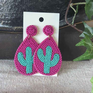Nuevos pendientes de diseño ovalado en color verde rani para mujer, hechos a mano con cuentas de semillas, estilo TEACHER, pendientes con cuentas decorativas. - Product Image 6