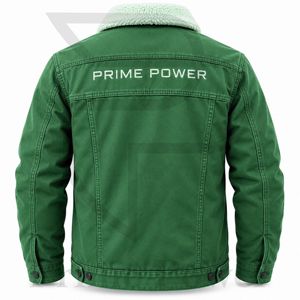 OEM <b>Men's</b> Denim Trucker <b>Jacket</b> <b>Sherpa</b> <b>Fleece</b> Lined Winter Jean Coat Custom Branding Wholesale Private Label Outerwear - Product Image 2