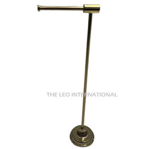 Porte-rouleau de papier toilette mural en forme d'étoile plaqué or pour accessoires de salle de bain, autres fournitures de bain et de toilette, en fer métallique - Product Image 2