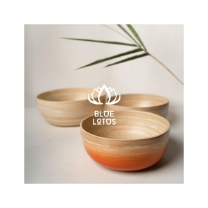 BEST SELLING Bamboo Bowl Eco Friendly Clean Safe Tableware for Serving Rice, Meals and Snacks with Smooth Bamboo Material Pack - Product Image 1