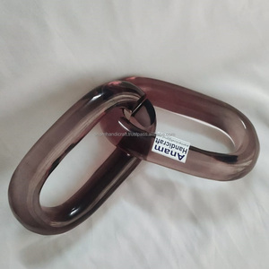 Customized Modern Acrylic Chain Wall Accents Handmade Modern Ornamental Resin Hanging for Home <b>Decor</b> Diwali Festival Ready - Product Image 1