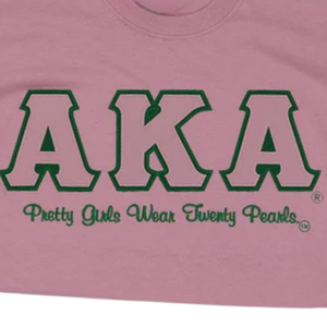 Pretty Girls Wear - Camiseta con cuello redondo y veinte perlas para mujer, estilo casual griego, colores verde y rosa - Product Image 6