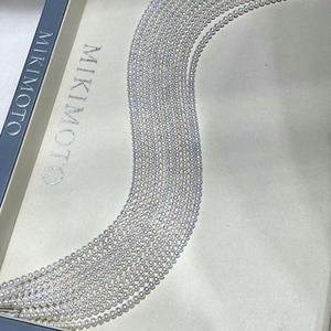 Collar de Perlas de Agua Dulce Impecables de 3-4 mm con Luz Fría Blanca para Bebés Xiaomi, Estilo Temperamento - Product Image 4