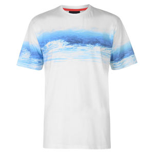 เสื้อยืดซับลิเมชั่นผู้ชายขายส่ง OEM ยอดนิยม แฟชั่นทันสมัย พร้อมโลโก้สั่งทำ คุณภาพดี ราคาสมเหตุสมผล - Product Image 4