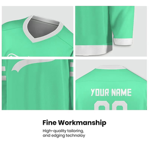 Producción Rápida de Camisetas de Hockey Personalizadas – Uniforme Profesional para Equipos 280g - Product Image 4