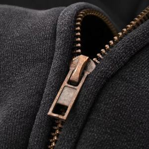 Sudadera con Capucha de Algodón/Felpa con Cremallera para Hombre, Diseño Personalizado con Serigrafía, para Hombre y Mujer, Gran Venta - Product Image 3