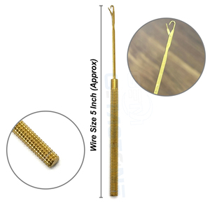 Professional 6” Hair Extension Crochet <b>Hook</b> – Micro Ring & Loop Threading Pulling <b>Tool</b> for Salon Use - Product Image 1