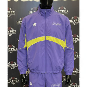 Ensemble de survêtement décontracté respirant et écologique personnalisé avec sweat à capuche et pantalon de jogging réfléchissant pour la course nocturne, unisexe, deux pièces - Product Image 5