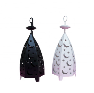 Porte-bougie de Noël en forme de cerf argenté, design tendance, base en bois, finition aluminium, pour la maison et les mariages. - Product Image 2