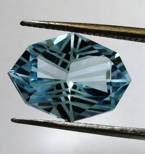 Piedra Preciosa de Topacio Azul Natural, Corte Elegante, Alta Calidad, Piedra Suelta para Joyería, Anillo, Colgante, Diseño de Joyería Fina - Product Image 5
