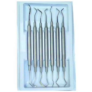 Instrumentos Dentales para Rellenos de Composite, Juego de 7 Piezas de Acero Inoxidable, Manual, Reutilizable - Product Image 1