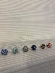 Tiradores de Cerámica Pintados a Mano, Pomos Decorativos para Gabinetes, Manijas Artísticas Únicas para Muebles, Pomos de Cerámica Premium - Product Image 2