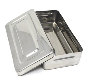 Nuevo esterilizador manual de acero inoxidable para instrumental quirúrgico y dental, organizador de caja, bandeja de almacenamiento, tamaños personalizados, certificado CE Clase I - Product Image 2