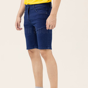 High Quality Knitted Solid Casual Mid <b>Men</b> <b>Jeans</b> Shorts with Custom Logo Design OEM Service Factory Wholesale Price - Product Image 6