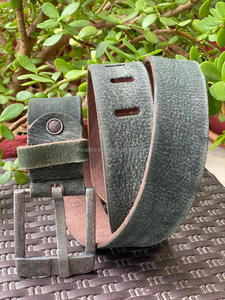 เข็มขัดหนังแท้สำหรับผู้ชายเข็มขัดผู้ชายหนังแท้แบบคลาสสิกเข็มขัดหนังแท้ทำด้วยมือมีสไตล์ใหม่ - Product Image 2