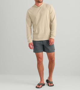 Ventes en gros de sweats à capuche de pêche pour hommes en tissu extensible nylon-spandex, manches longues, imprimé camouflage - Product Image 1