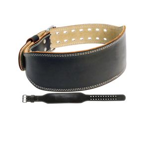 Cinturones de Gimnasio Ajustables Rectos Unisex Hechos a Medida Profesionales, Cinturón de Cuero con Hebilla y Pasador, Cinturón de Protección Avanzada para Levantamiento de Pesas - Product Image 1