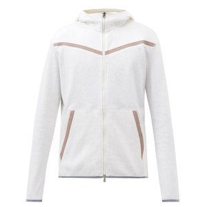 Premium <b>White</b> <b>Zip</b> <b>Up</b> Tech Fleece Hoodie Men Custom Logo Slim Fit Hooded Sweatshirt Streetwear Sportswear Tracksuit Jacket 2024 - Product Image 1