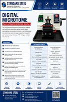 Microtome entièrement automatique de haute précision, microtome rotatif motorisé pour laboratoire d'histologie et de pathologie