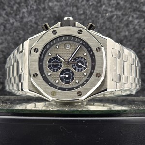 นาฬิกาข้อมือผู้ชายอัตโนมัติ สไตล์ฮิปฮอป สายสแตนเลส ประดับคริสตัลแซฟไฟร์สังเคราะห์สุดหรู พร้อมสายขนาด 16 มม. และหน้าปัดแบบเข็ม - Product Image 2