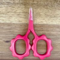 Mini ciseaux à broder de 2,5 pouces en acier inoxydable, coupe-fils pour la couture, l'artisanat, la broderie, la coupe de fil