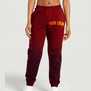 Pantalones Deportivos de Invierno con Bordado Personalizado, de Algodón y Felpa, Corte Regular, Cintura Elástica, de Alta Calidad, para Mujer - Product Image 2