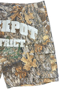 Short cargo camouflage Jackpot District pour homme, taille mi-haute, imprimé feuille d'aluminium, tenue décontractée d'été - Product Image 5