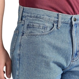 Shorts en jean amples et décontractés pour homme, avec logo du fabricant OEM, design baggy, pour l'été, l'automne et le printemps, boutons personnalisés. - Product Image 4