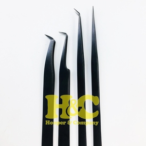 Pinzas Profesionales de Acero Japonés para Extensión de Pestañas, Punta Suave, Agarre Perfecto, Duraderas, Empaque Personalizado con Logotipo, MOQ 30 Piezas - Product Image 2