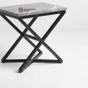 Wholesale Custom Gold Plated Stainless Steel Industrial Marble <b>Stool</b> Durable Modern Accent Pedestal for <b>Bedroom</b> Luxury - Product Image 6