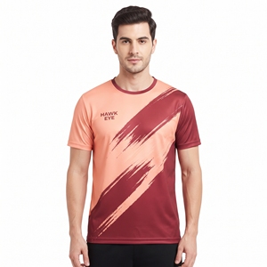 T-shirt de sport pour homme imprimé sur mesure, sublimation, entraînement athlétique, respirant, manches courtes, course à pied, gym, fitness, vêtements de sport - Product Image 1