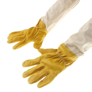 High Quality Waterproof <b>Long</b> Sleeve Leather Work <b>Gloves</b> Hand Beekeeping <b>Gloves</b> welding <b>gloves</b> Anti-Bite <b>Gloves</b> - Product Image 1