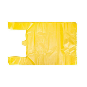 Bolsa de Plástico Amarilla Sólida con Logotipo Personalizado, Bolsa de Compras para Ropa, Se Acepta Impresión Personalizada con Asa de Lazo - Product Image 5