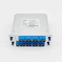 Divisor de Fibra Óptica 1×16 en Casete SC UPC para Redes FTTH, FTTx y LAN Inalámbricas