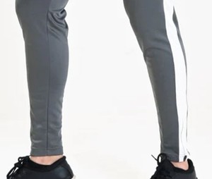 Fleece Lined Cotton Blend <b>Men's</b> <b>Joggers</b> Solid <b>Cuffed</b> Ankle Casual Loose Fit Daily Sports Breathable Knitted Pants Autumn Wear - Product Image 4