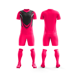 Conjunto de Uniforme de Fútbol Personalizado, Camiseta de Poliéster |   Tallas para Hombres, Mujeres y Jóvenes |   Ropa Deportiva Ligera de Secado Rápido al por Mayor - Product Image 5