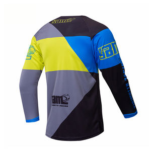 Fournisseur de maillots de course personnalisés OEM, été, grande taille, adulte, BMX, ATV, VTT, équipement de course en gros, % polyester, séchage rapide, respirant - Product Image 2