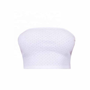 Wholesale Tube <b>Tops</b> Shirts With Best Quality Sleeveless Strapless Materials Made of 100% Cotton Fabric cheap price with custom - Product Image 5