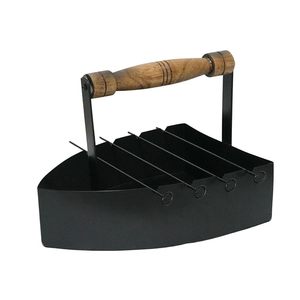 Grille de cuisson portable pour barbecue au charbon de bois, support pour brochettes de kebab, plateau de cuisson pour viande, pour camping en extérieur - Product Image 2