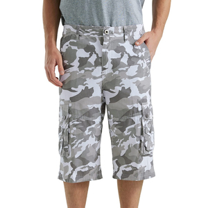 Men's <b>Cargo</b> Shorts 100% Cotton Canvas Waterproof Breathable Multi Pockets Casual Loose Fit Outdoor <b>Work</b> Wear Summer High Street - Product Image 1
