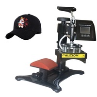 Machine de presse à chaud pour casquettes la plus vendue, machine de transfert de motifs pour casquettes, pour la création de logos sur casquettes DIY