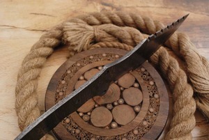 Hoja de Damasco, hoja en bruto forjada a mano, hoja medieval forjada, hoja en bruto hecha a mano por un herrero - Product Image 2