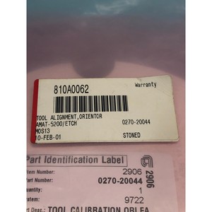 AMAT 0270-20044 Calibrador de Herramientas y Orientador de 8 pulgadas, 147139 - Equipo y Piezas de Semiconductores de Confianza de la Marca Global Legacy - Product Image 3